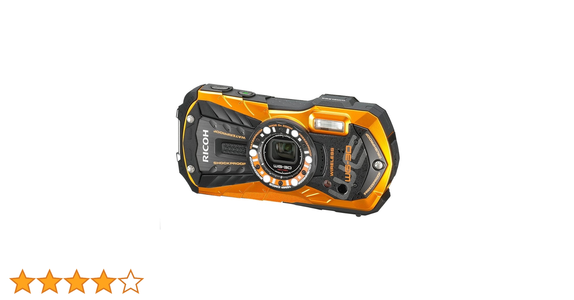 Amazon | RICOH 防水デジタルカメラ RICOH WG-30W フレーム